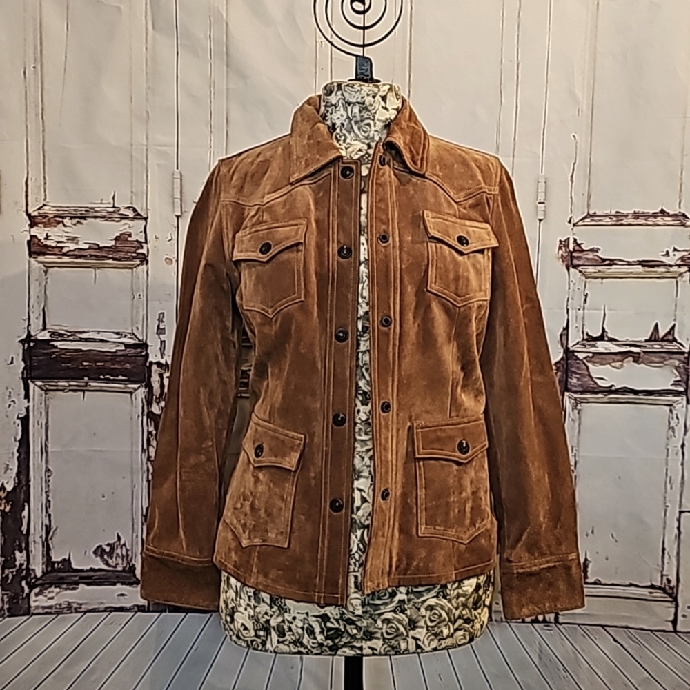 GAP Suede Leather Rancher Jacket